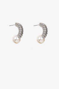 Antler Clara Earring Silver