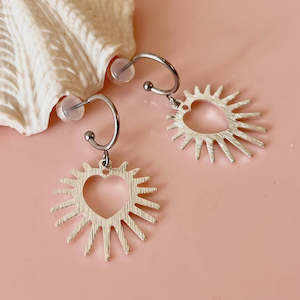 Penny Foggo Spikey Heart Half Hoop