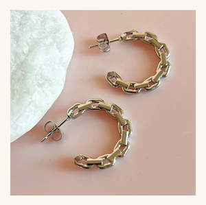 Penny Foggo Chain Half Hoops