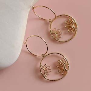 Penny Foggo Circle of Flower Earrings