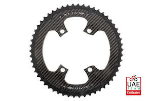 Carbon-Ti X-Carboring EVO Carbon Chainring (outer) 54T DA9200 4x110BCD