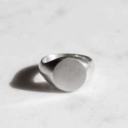 Round Signet Ring