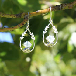 Fantail Bird Earrings