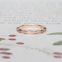 Leaf Ring/ Rose Gold