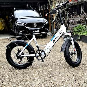 Electric Bike M5 20inch Folding Step Thru WHITE