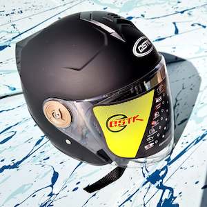 Safety Helmet  HV Matt Black