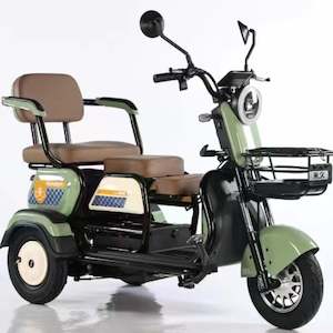 Electric Trike: E-Mobility Trike M-1 Green Lithium Powered