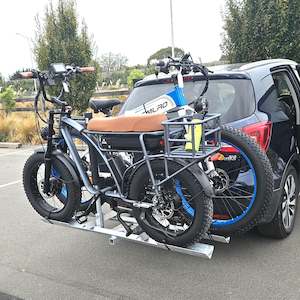 E-Bike DOUBLE rack FAT TYRE Designed and made in NZ