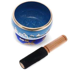 Blue Singing Bowl – Note D