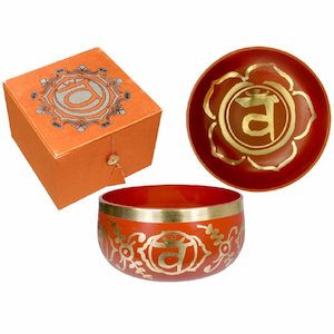 Orange Singing Bowl note G