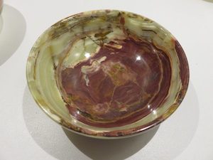 Banded Calcite Bowl