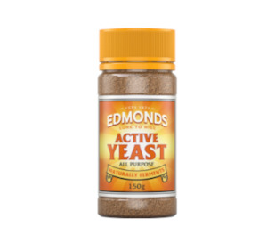 Bakery (with on-site baking): Edmonds Yellow Top Active Yeast 150g