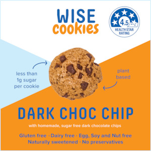 Dark Choc Chip Wise Cookies