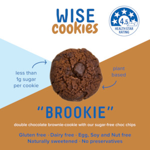 "Brookie" Double Chocolate Wise Cookies