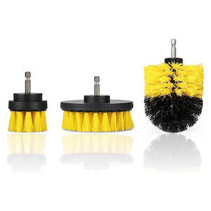 3pcs Scrub Brush Drill Attachment Time Saving Kit Power Scrubber Cleaning Kit