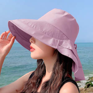 Fashion Accessories Hat Women's Hat: Women’s Sun Protection Fishing Wide Brim Hat with Ponytail Hole UV Protection