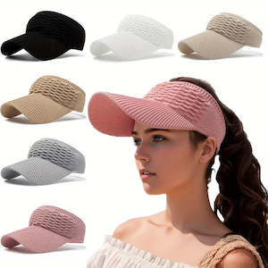 Fashion Accessories Hat Women's Hat: Empty Top Hat for Women Outdoor Sunshade Hat Summer Running Hiking Hat UV Protection