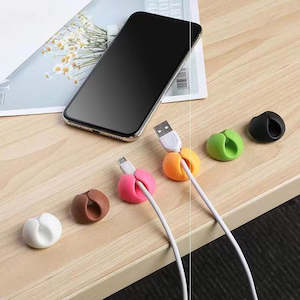 Latest: 6pcs Cable Clips, The Ultimate Cord Holder Desk Storage Organization