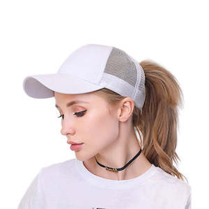 Promotion Monthly Sales: Ponytail Hat Messy High Bun Ponycap Distressed Adjustable Trucker Baseball Cap