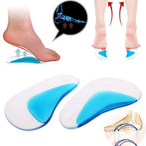 Promotion Monthly Sales: 4pcs Orthopedic Gel Arch Support Insoles, Flat Feet Correction Silicone Pads