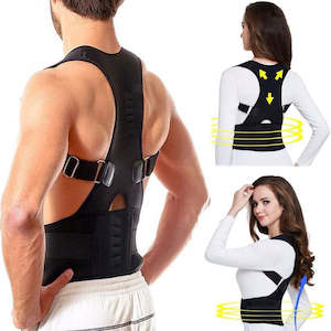 Adjustable Magnetic Therapy Posture Corrector Brace Shoulder Back Support Belt