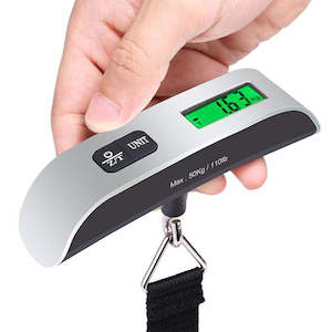 LED Digital Handheld Luggage Scale 50kg Hanging Travel Scale