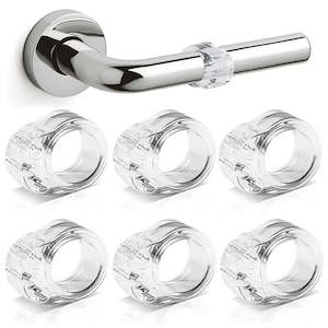 Home Improvements: 6pcs O-shaped Anti-collision Ring Door Stopper