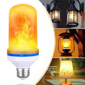 Home Decor: Decorative Flickering Flame LED Light Bulb with Gravity Sensor