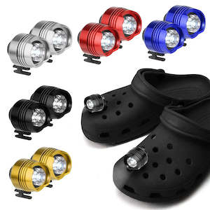 IPX5 Waterproof LED Shoes Headlights Light ShoesFlashlight for Crocs