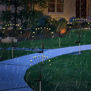 Solar Firefly Garden Solar Powered Lawn Patio Waterproof Decorative Lights