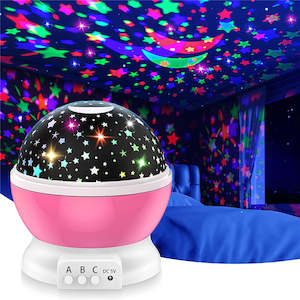 Galaxy Star Projector Rotating LED Night Light