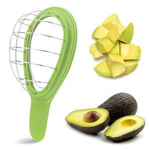 Kitchen Tools: Stainless Steel Salad Chopper Vegetable Cutter Kiwi Cutter Tool Fruit & Vegetable Tools