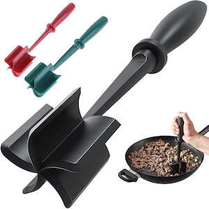 Kitchen Tools: Non Stick Mix Meat Chopper Masher Smasher for Ground Beef