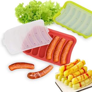 Kitchen Tools: DIY Sausage Making Mold Silicone Burger Hot Dog Kitchen Maker Mould