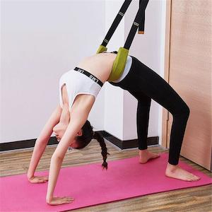 Yoga Fitness Sports Leg Stretcher Back Bend Assist Trainer Waist Exercise Band