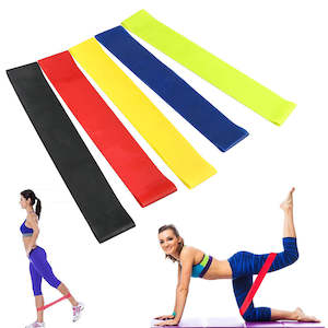 5PCS/Set Yogo Resistance Loop Exercise Band Set