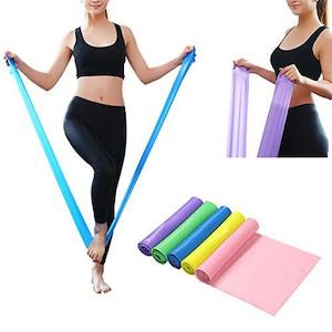 Sports Gears: 2PCS Exercise Natural Latex Elastic Bands for Yoga