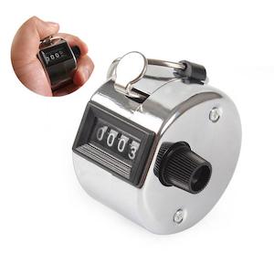 2pcs 4-Digits Hand Tally Counter Number Clicker