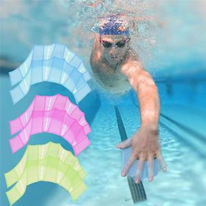 2 Pair of Silicone Swimming Hand Webbed Gloves