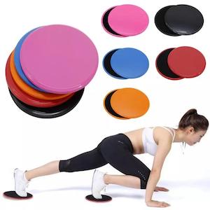 2pcs Dual Sided Gliding Discs Core Sliders Workout Fitness Exercise