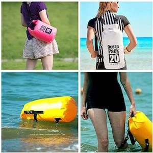 PVC Waterproof Dry Floating Duffel Bag Swimming Storage Pack