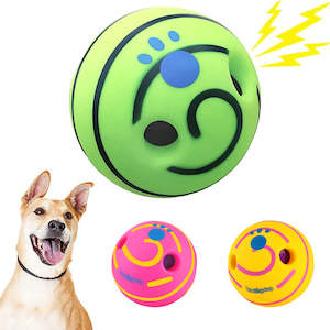 Interactive Dog Toy Wobble Giggle Ball with Funny Sounds