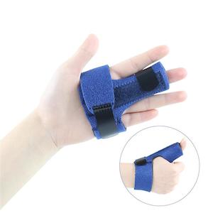 2pcs Trigger Finger Splints Brace Straightening Supports For Sprains Pain Relief