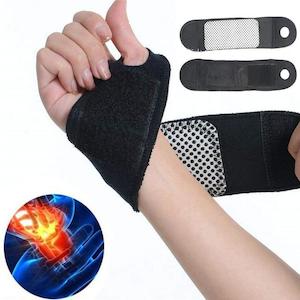 Self-Heating Tourmaline Magnetic Thermal Wrist Support Band