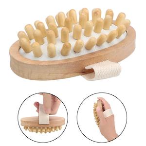 Wooden Body Massager SPA Shower Brush