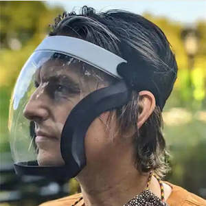 Personal Protective Supplies: Protective Face Shield Full Face Protection with Detachable Flter