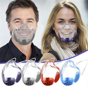 Personal Protective Supplies: Reusable Anti-Fog Transparent Face Mask