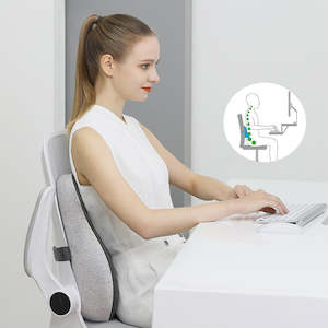 Neck Back Support: Lumbar Support Memory Foam Back Support Pillow Cover Orthopedic Backrest