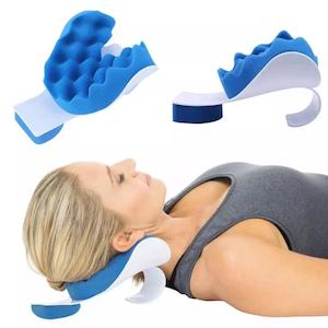 Neck Back Support: Travel Neck Massage Sleep Pillow Theraputic Support