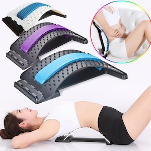 Multi-Level Back Stretching Massager Lumbar Back Support